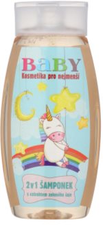 Bohemia Gifts & Cosmetics Baby champú para cuerpo y cabello con extracto de té verde