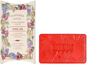 Bohemia Gifts & Cosmetics Wine Spa jabón con textura de crema con glicerina