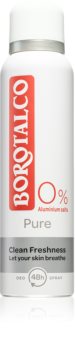 Borotalco Pure purškiamasis dezodorantas be aliuminio 48 val.