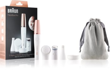 Braun FaceSpa Pro 911 Sistema 3 in 1 per depilazione del viso, pulizia e tonificazione della pelle