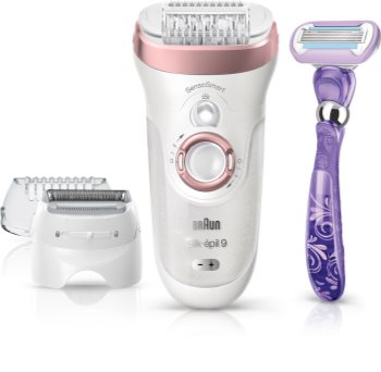 Braun Silk-épil 9 SensoSmart Wet & Dry 9/870 épilateur intelligent doté de la technologie de capteur de pression