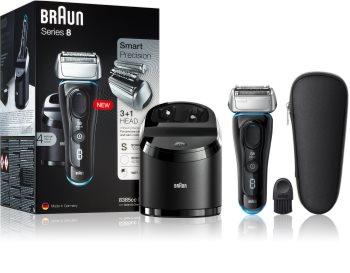 Braun Series 8 8385cc Black with Clean&Charge System Folie hårtrimmer