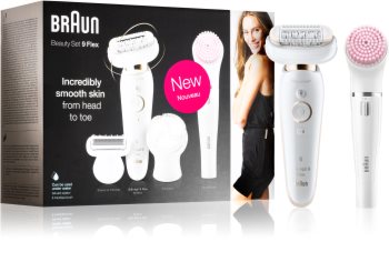 Braun Silk-épil 9 Flex 9100 Beauty Set epiliatorius su valymo šepetėliu
