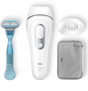 Braun Silk Expert Pro 3 IPL Ontharing voor Lichaam, Gezicht, Bikinilijn en Oksels