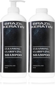 Brazil Keratin Clarifying conditionnement avantageux (pour tous types de cheveux)
