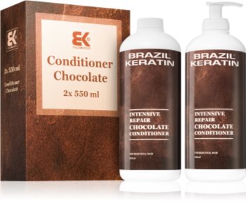 Brazil Keratin Chocolate conditionnement avantageux pour cheveux abîmés