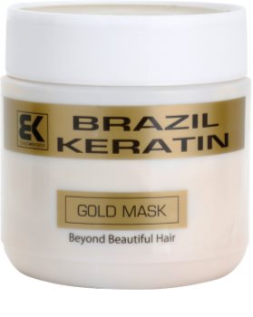 Brazil Keratin Gold masque régénérateur à la kératine pour cheveux abîmés