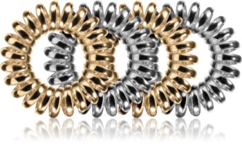 BrushArt Hair Rings Metal gumičky do vlasů 4 ks