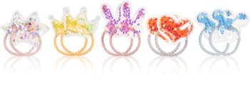 BrushArt KIDS Rainbow Hair Elastics for Kids