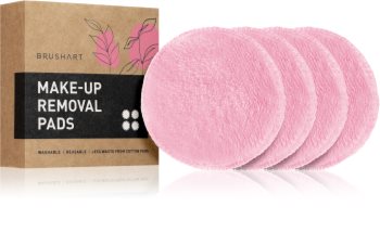 BrushArt Home Salon Tampons zum Abschminken Pink (4 pc)