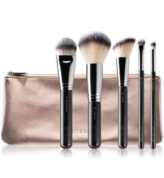 BrushArt Professional Eye & Face Brush set Kit de pinceaux avec pochette pour femme