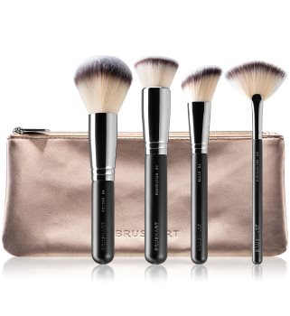 BrushArt Professional Face Brush set Kit de pinceaux avec pochette pour femme
