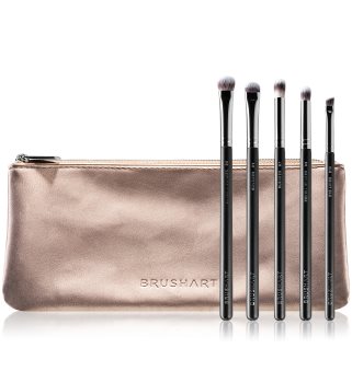 BrushArt Professional Eye Brush set Pinselset mit Täschchen für Damen