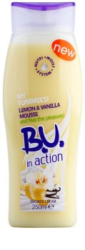B.U. In Action - My Yummies! Lemon + Vanilla Mousse sprchový krém pro ženy 250 ml
