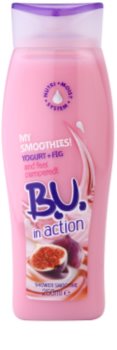 B.U. In Action - My Smoothies! Yogurt + Fig crema de ducha para mujer 250 ml