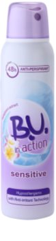 B.U. In Action Sensitive antitranspirante para mulheres