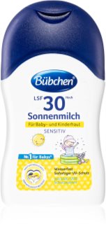 Bübchen Sensitive SPF 30 детское молочко для загара SPF 30