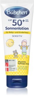 Bübchen Sensitive SPF 50+ детское молочко для загара SPF 50+