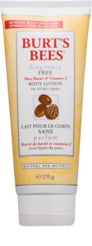 Burt’s Bees Shea Butter Vitamin E тоалетно мляко за тяло с масло от шеа