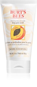 Burt’s Bees Peach & Willow Bark scrub di pulizia profonda
