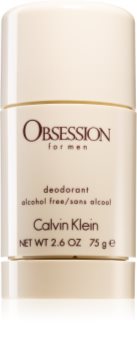 Calvin Klein Obsession for Men desodorizante em stick (sem álcool) para homens