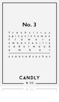 Candly & Co. No. 3 aроматизатор за гардероб
