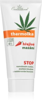 Cannaderm Thermolka warm lubrication masažinis kremas sustiprinto poveikio skausmo malšinimas