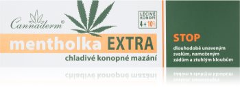 Cannaderm Mentholka EXTRA cannabis joint and muscles treatment vėsinamasis gelis su pluoštinėmis kanapėmis ir mentoliu sąnarių sąstingio ir skausmo mažinimui