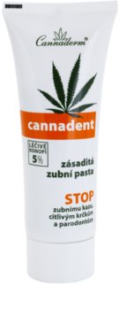 Cannaderm Cannadent Alkaline toothpaste bylinková zubná pasta s konopným olejom
