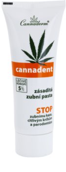 Cannaderm Cannadent Alkaline toothpaste ziołowa pasta z olejkiem konopnym