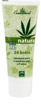 Cannaderm Natura dnevna in nočna krema za mastno kožo