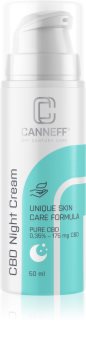 Canneff Balance CBD Night Creme crema de noapte împotriva tuturor semnelor de imbatranire