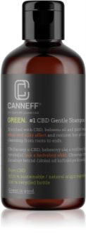 Canneff Green CBD Gentle Shampoo Regenierendes Shampoo für glänzendes und geschmeidiges Haar