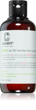 Canneff Green CBD Micellar Make-up Remover Apa micela cu efect de curatare si indepartare a machiajului