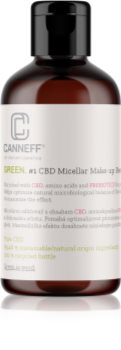 Canneff Green CBD Micellar Make-up Remover Puhdistus Ja Meikinpoisto Misellivesi