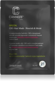 Canneff Green CBD Hair Mask regenerierende und feuchtigkeitspendende Maske für die Haare