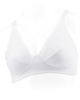 Canpol babies Nursing Bra with Flaps White szoptatós melltartó