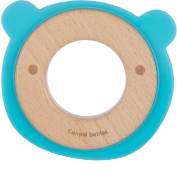Canpol babies Teethers Wood-Silicone kousátko Bear