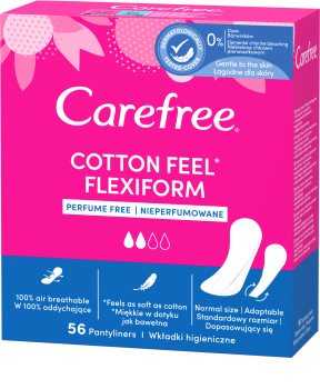 Carefree Cotton Flexiform Slipeinlagen
