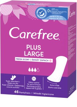 Carefree Plus Large Fresh Scent pikkuhousunsuojat