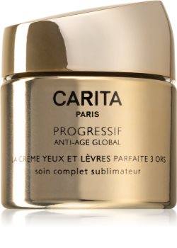 Carita Progressif Anti-Age Global zpevňující a rozjasňující krém na kontury očí a rtů