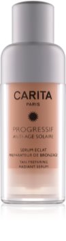 Carita Progressif Anti-Age Solaire sérum iluminador hidratante pré-solar