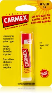 Carmex Classic feuchtigkeitsspendender Balsam-Stick für die Lippen LSF 15
