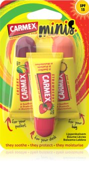 Carmex Minis σετ ταξιδιού (για ξηρά χείλη) SPF 15