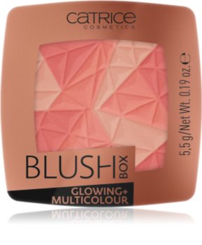 Catrice Blush Box Glowing + Multicolour rozjaśniający róż do policzków