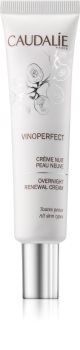 Caudalie Vinoperfect creme de noite iluminador anti-manchas de pigmentação