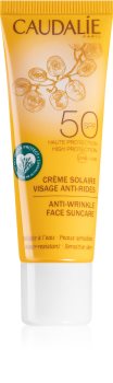 Caudalie Suncare crema abbronzante antirughe viso SPF 50