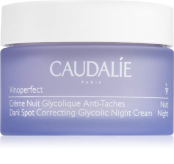 Caudalie Vinoperfect κρέμα νύχτας για την αντιμετώπιση των καφέ κηλίδων