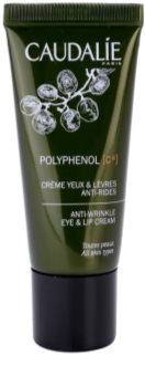 Caudalie Polyphenol C15 creme para contorno de olhos e lábios antirrugas e anti-olheiras