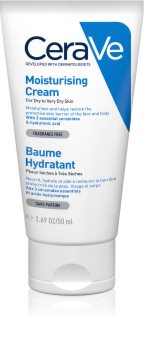 CeraVe Moisturizers hydratačný krém na tvár a telo pre suchú až veľmi suchú pokožku